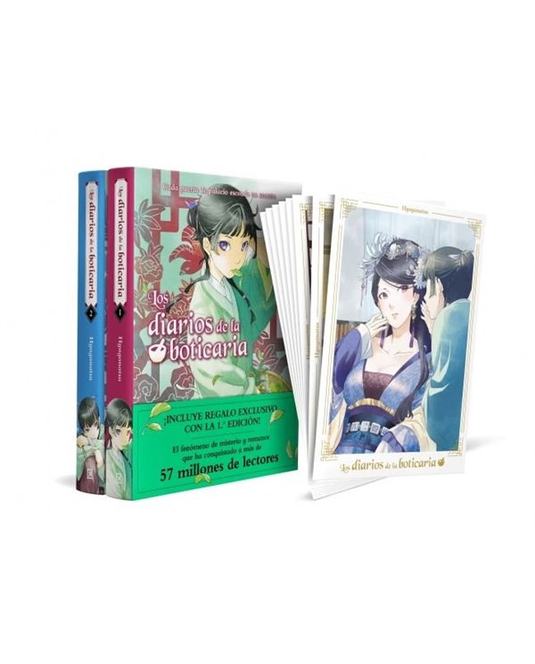 Portada de LOS DIARIOS DE LA BOTICARIA LA NOVELA ORIGINAL 1 2 PACK DE L de HYUGA NATSU, DISTRITO MANGA, ISBN 9791387962968