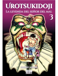 Portada de UROTSUKIDOJI LA LEYENDA DEL SEÑOR DEL MAL 3 de MAEDA TOSHIO, SEKAI EDITORIAL, ISBN 9791399264555