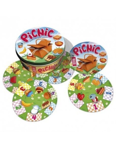 Picnic - Frenético juego de cartas de agudeza visual para 2-6 jugadores