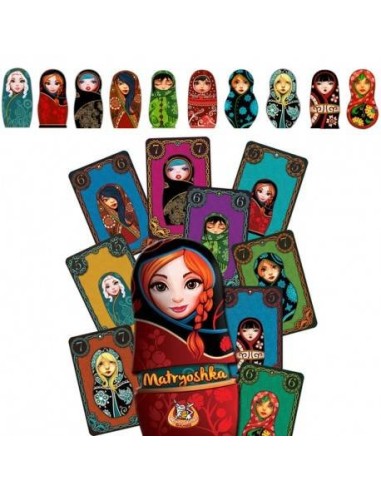 Matrioska - juego de cartas para 3-5 jugadores