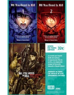 ALL YOU NEED IS KILL. PACK COMPLETO (Sakurazaka, Takeuchi, ABe y Ob... ALL YOU NEED IS KILL. PACK COMPLETO (Sakurazaka, Takeuchi, ABe y Ob...