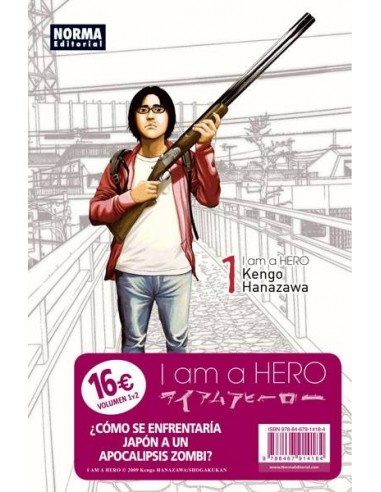 PACK I AM A HERO 1 + 2 (Kengo Hanazawa)  