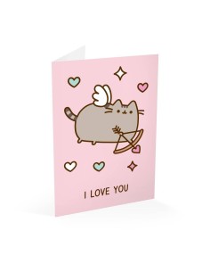 TARJETA FELICITACIÓN PUSHEEN SAN VALENTIN 2