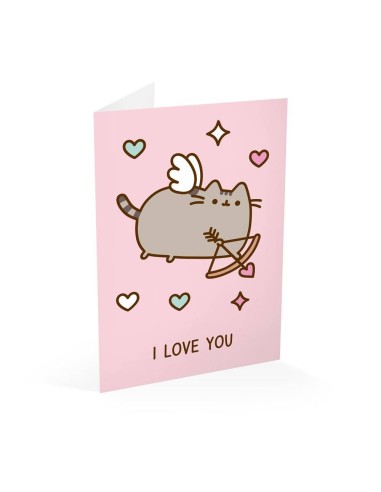 TARJETA FELICITACIÓN PUSHEEN SAN VALENTIN 2 TARJETA FELICITACIÓN PUSHEEN SAN VALENTIN 2