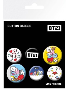 Set chapas BT21