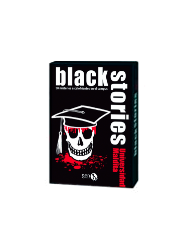 Black Stories Universidad Maldita 8436564810359 GEN X GAMES 12,95 € Black Stories Universidad Maldita 8436564810359 GEN X GAMES 12,95 €