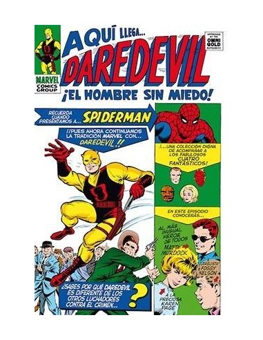 DAREDEVIL 01. EL HOMBRE SIN MIEDO (MARVEL GOLD) DAREDEVIL 01. EL HOMBRE SIN MIEDO (MARVEL GOLD)