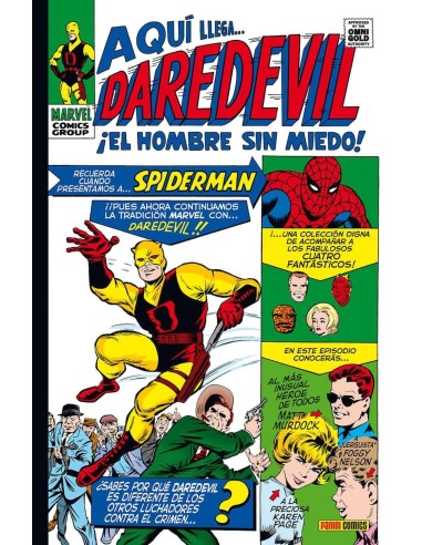 DAREDEVIL 01. EL HOMBRE SIN MIEDO (MARVEL GOLD) DAREDEVIL 01. EL HOMBRE SIN MIEDO (MARVEL GOLD)