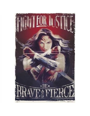 Poster Wonder Woman Fight For Justice 8435497200909  7,50 € Poster Wonder Woman Fight For Justice 8435497200909  7,50 €