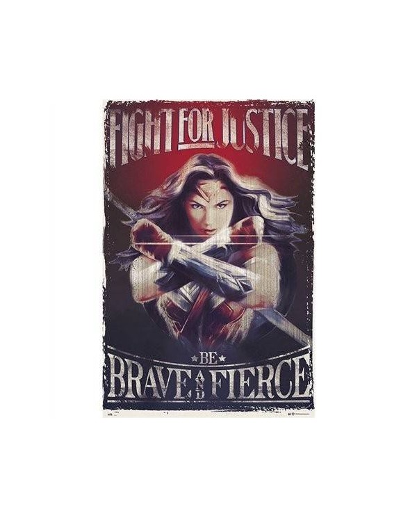 Poster Wonder Woman Fight For Justice 8435497200909  7,50 €