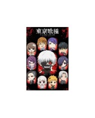 POSTER TOKYO GHOUL PERSONAJES CHIBI