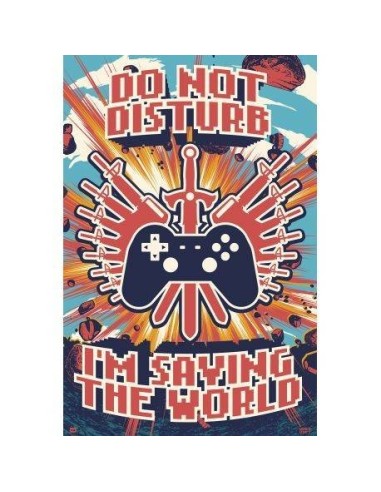 Maxi Poster Gamer Salvando Al Mundo 8435107834029  7,50 € Maxi Poster Gamer Salvando Al Mundo 8435107834029  7,50 €