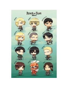 Maxi Poster Attack On Titan Chibi Characters 5028486292387  7,50 €