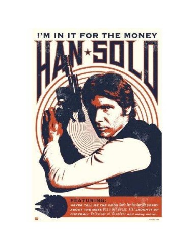 Maxi Poster Star Wars Han Solo 8435107828103  7,50 € Maxi Poster Star Wars Han Solo 8435107828103  7,50 €