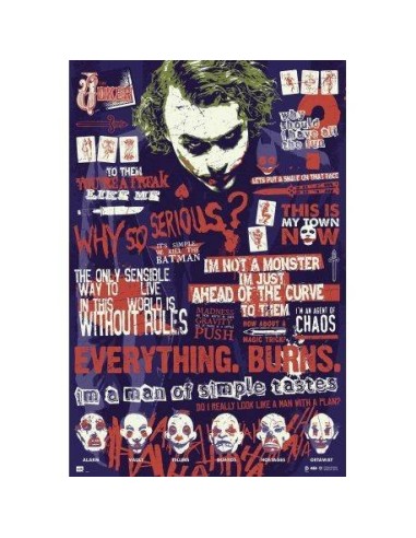 Maxi Poster Batman The Dark Knight Joker Quitographic 8435107826031... Maxi Poster Batman The Dark Knight Joker Quitographic 8435107826031...