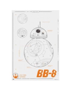 Maxi Poster Star Wars Bb-8 8435107825102  7,50 €