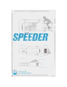 Maxi Poster Star Wars Rey'S Speeder 8435107825072  7,50 €