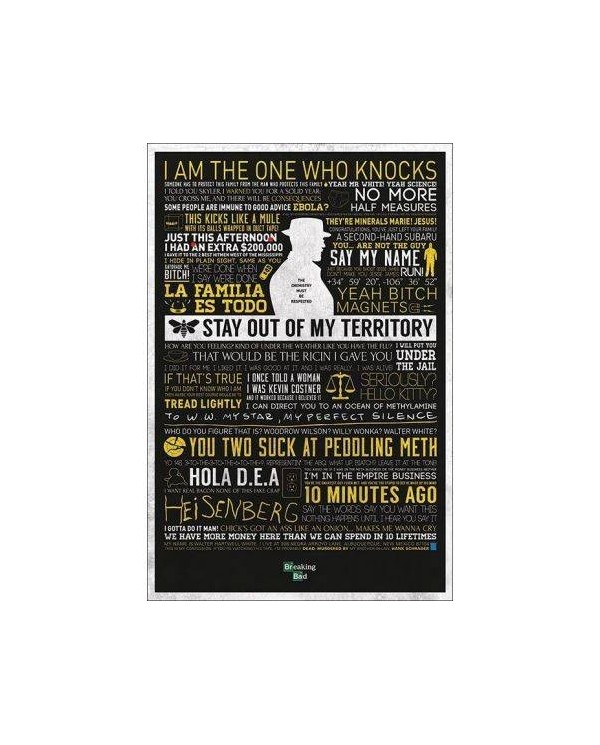Maxi Poster Breaking Bad Typographic 5050574332866  7,50 €
