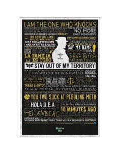 Maxi Poster Breaking Bad Typographic 5050574332866  7,50 €