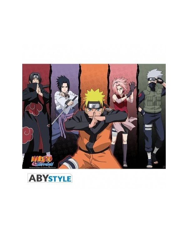 NARUTO SHIPPUDEN - Poster "Shippuden Group 1" (52x38) 3700789264651...