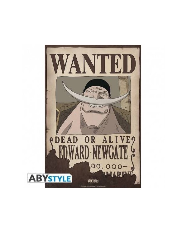 ONE PIECE - Poster "Wanted Edward Newgate" (52x35) 3700789263432  5...
