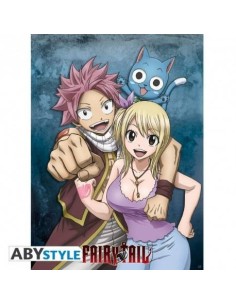 FAIRY TAIL - Poster "Lucy, Natsu & Happy" (52x38) 3700789263623  5,...