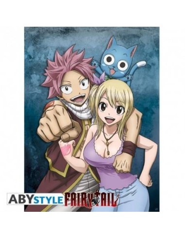 FAIRY TAIL - Poster "Lucy, Natsu & Happy" (52x38) 3700789263623  5,... FAIRY TAIL - Poster "Lucy, Natsu & Happy" (52x38) 3700789263623  5,...