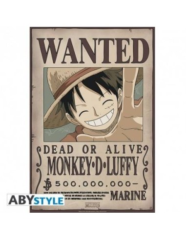 ONE PIECE - Poster "Wanted Luffy New" (52x38) 3700789255918  5,00 € ONE PIECE - Poster "Wanted Luffy New" (52x38) 3700789255918  5,00 €