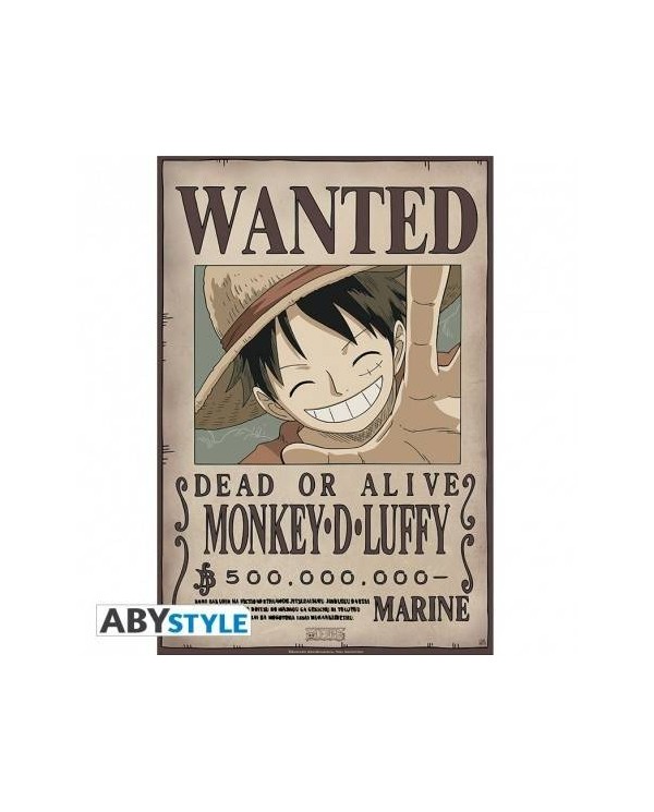 ONE PIECE - Poster "Wanted Luffy New" (52x38) 3700789255918  5,00 €