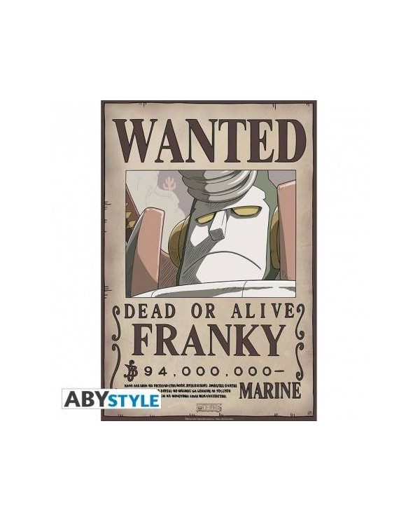 ONE PIECE - Poster "Wanted Franky New" (52x38) 3700789255987  5,00 €