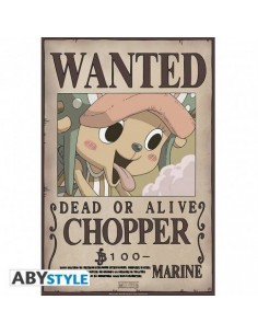 ONE PIECE - Póster "Wanted Chopper New" (52 x 35)