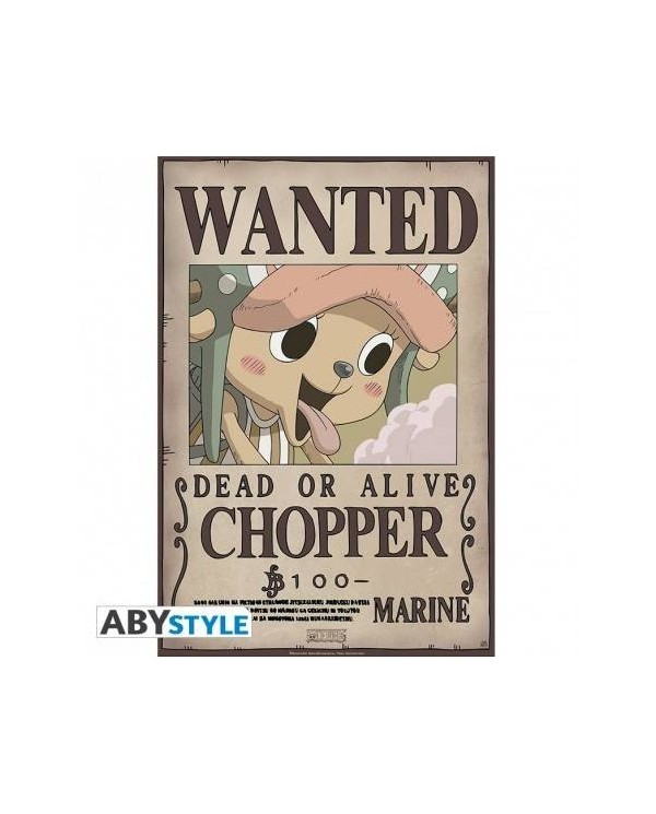 ONE PIECE - Póster Wanted Chopper New (52 x 35) POSTERS5,00 €5,00