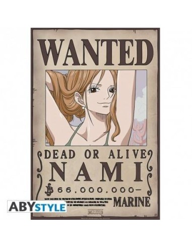 ONE PIECE - Póster "Wanted Nami New" (52 x 35) ONE PIECE - Póster "Wanted Nami New" (52 x 35)