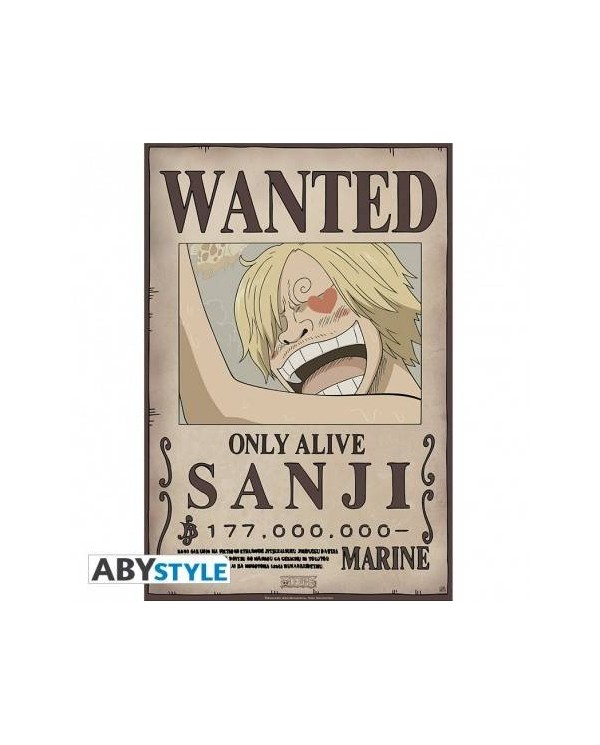 ONE PIECE - Poster "Wanted Sanji New" (52x38) 3700789255956  5,00 €
