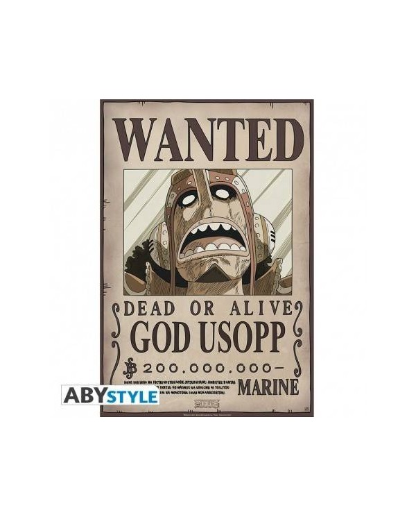 ONE PIECE - Poster "Wanted Usopp New" (52x38) 3700789255949  5,00 €