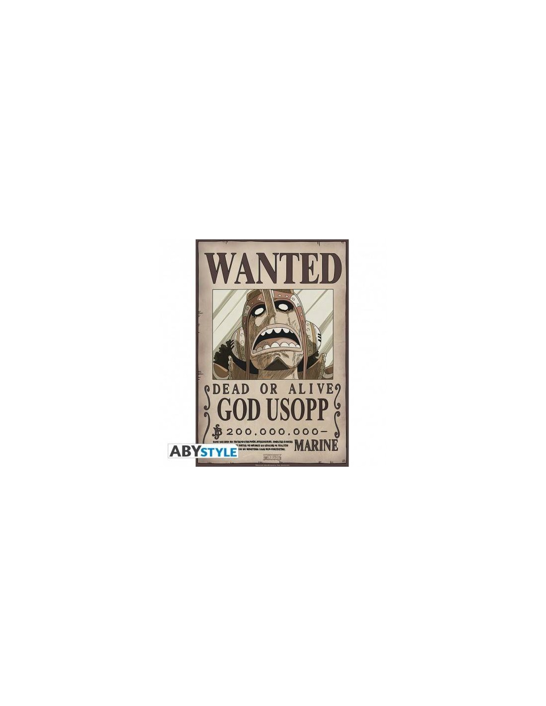 Poster - One Piece - Wanted Usopp New - 52 x 35 cm - ABYstyle