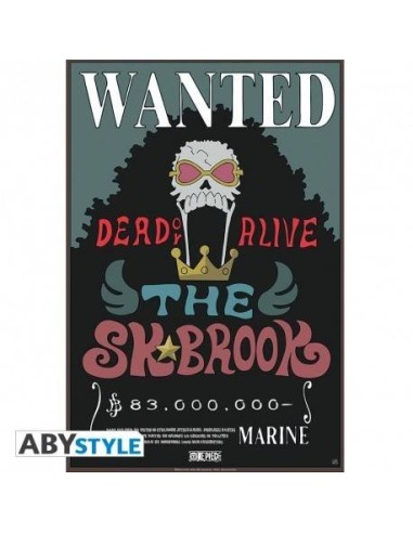 ONE PIECE - Poster "Wanted Brook New" (52x38) 3700789255994  5,00 € ONE PIECE - Poster "Wanted Brook New" (52x38) 3700789255994  5,00 €
