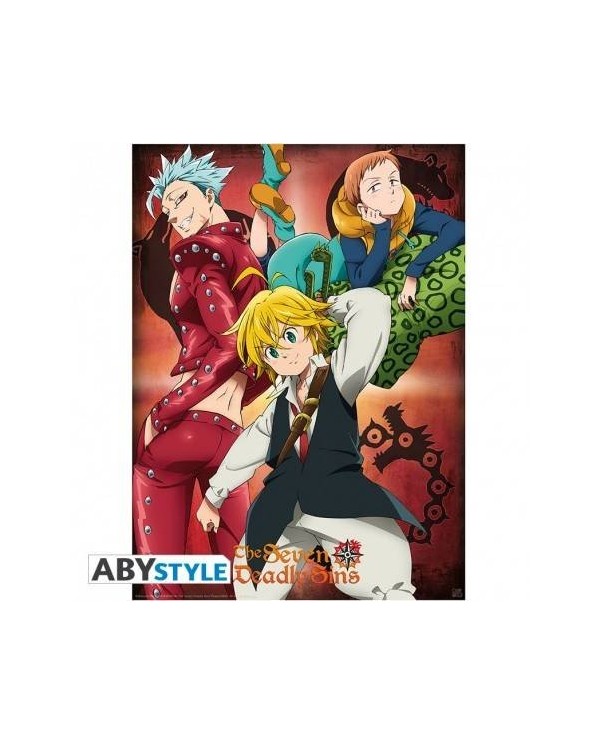 THE SEVEN DEADLY SINS - Poster "Ban, King & Meliodas" (52x38) 37007...