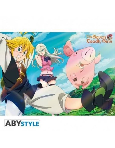 THE SEVEN DEADLY SINS - Poster "Meliodas & Elizabeth" (52x38) 37007... THE SEVEN DEADLY SINS - Poster "Meliodas & Elizabeth" (52x38) 37007...