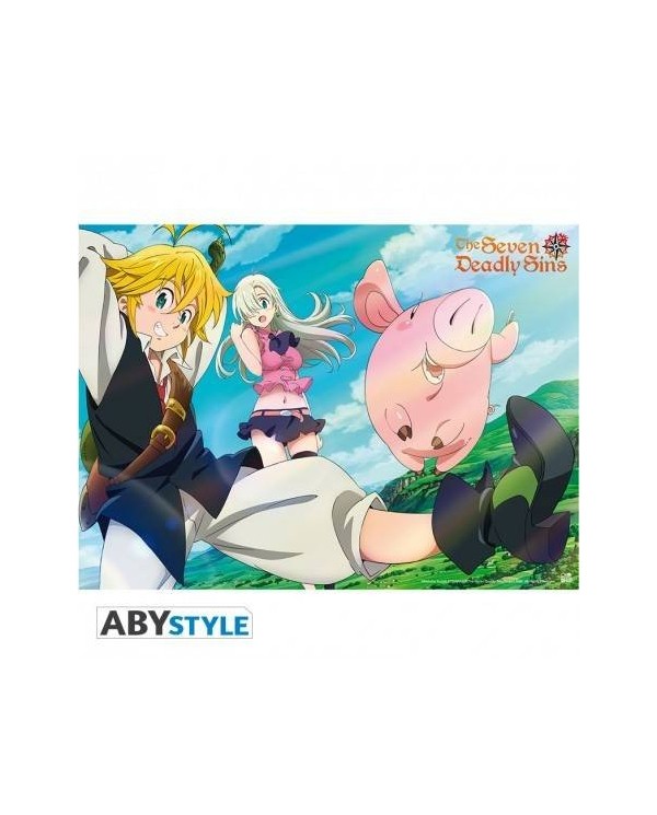 THE SEVEN DEADLY SINS - Poster "Meliodas & Elizabeth" (52x38) 37007...