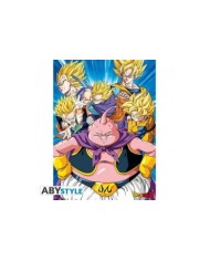 DRAGON BALL - Poster "DBZ/ Buu Vs Super Saiyans" (52x38) 3700789256...