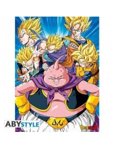DRAGON BALL - Poster "DBZ/ Buu Vs Super Saiyans" (52x38) 3700789256...