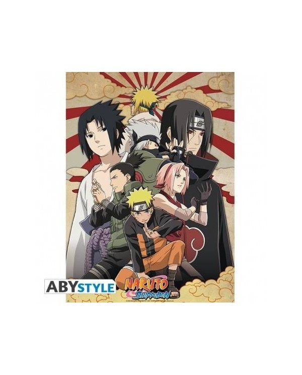 NARUTO SHIPPUDEN - Poster "Shippuden Group 2" (52x38) 3700789256953...