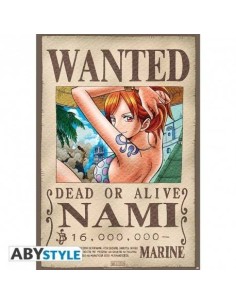 ONE PIECE - Poster "Wanted Nami" roulé filmé (98x68) 3700789204718 ...