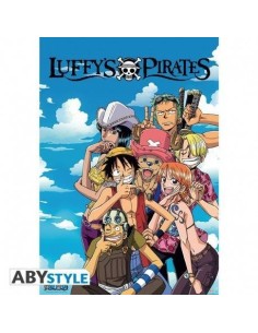 ONE PIECE - Poster "Luffy's Pirates" roulé filmé (98x68) * 37601163...
