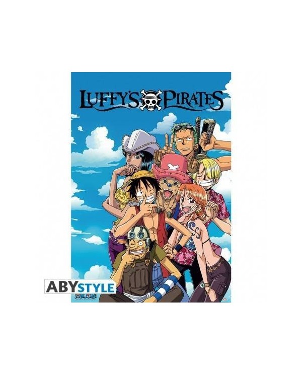 ONE PIECE - Poster "Luffy's Pirates" roulé filmé (98x68) * 37601163...