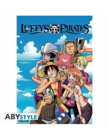 ONE PIECE - Poster "Luffy's Pirates" roulé filmé (98x68) * 37601163... ONE PIECE - Poster "Luffy's Pirates" roulé filmé (98x68) * 37601163...