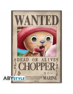 ONE PIECE - Poster "Wanted Chopper" (98x68) 3760116324601  7,50 €