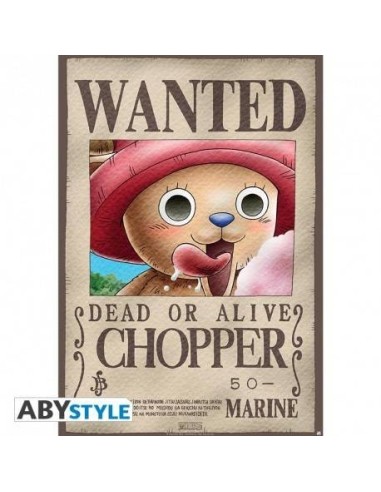 ONE PIECE - Poster "Wanted Chopper" (98x68) 3760116324601  7,50 € ONE PIECE - Poster "Wanted Chopper" (98x68) 3760116324601  7,50 €