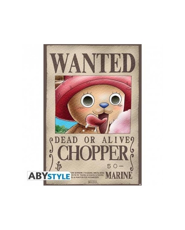 ONE PIECE - Poster "Wanted Chopper" (98x68) 3760116324601  7,50 €